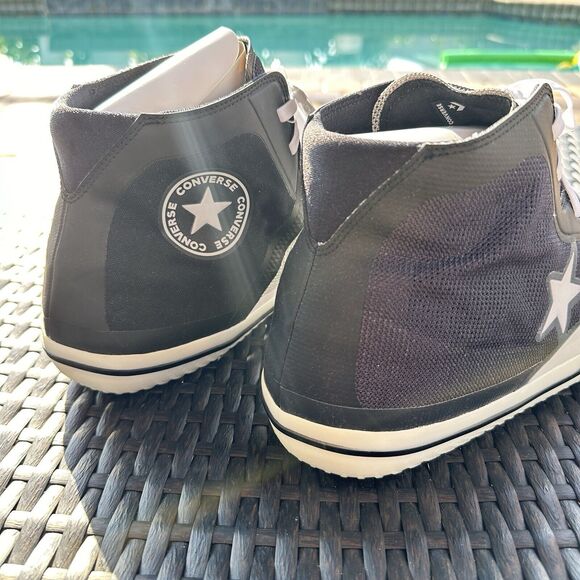 Converse Build It Up All Star Pro BB Hi Men\'s Shoes Black White 166803C main image 9